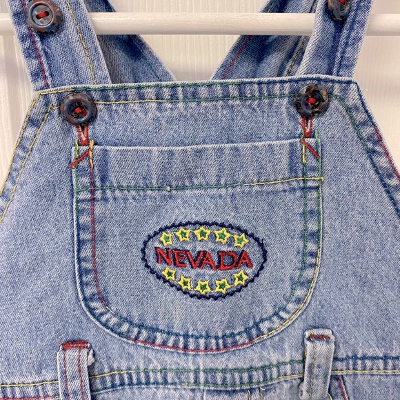 Baby Toddler Vintage Nevada Overalls 18-24 months - Picture 3 of 7